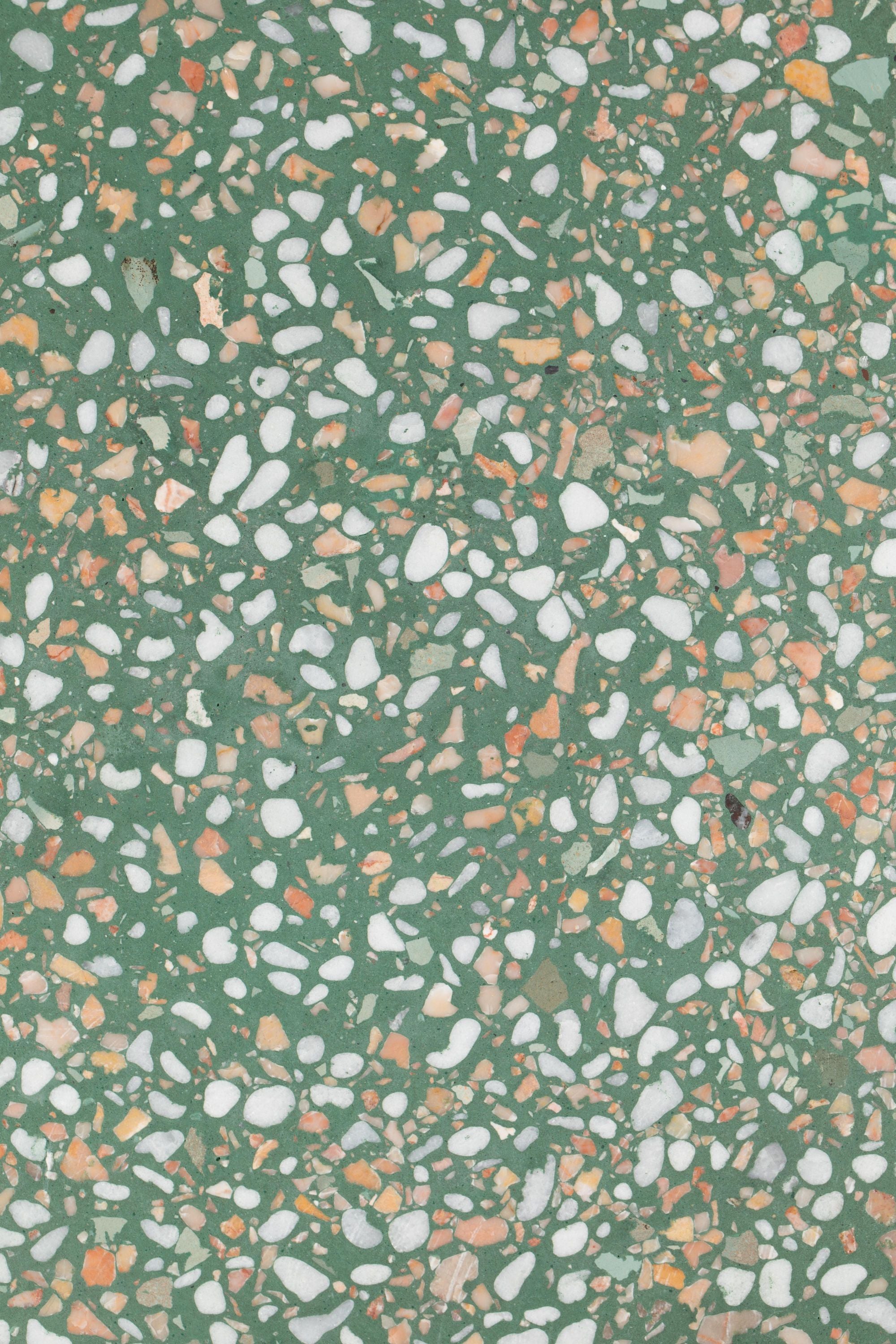 Zuiver Victoria Green Terrazzo Round Side Table